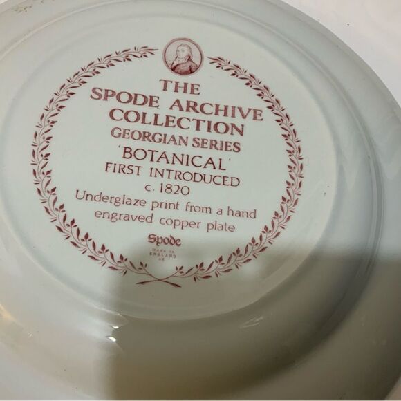 The Spode Archive Collection Georgian Series Floral Ceramic Dinner Plate G1 - Picture 3 of 5